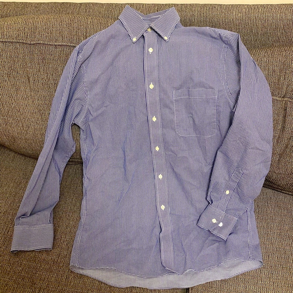 Men’s Blue Button Down Shirt